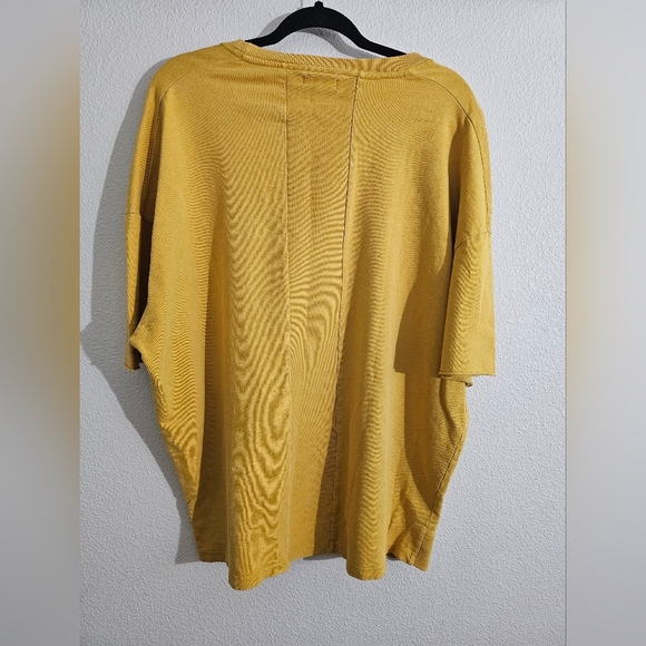 Zara Men Mustard Ribbed Shirt - Picture 3 of 5